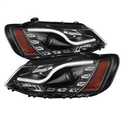 Projector Headlights - Light Tube - DRL - Black (5073648)