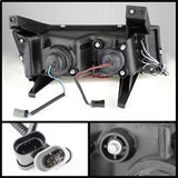 Projector Headlights - LED Halo - Chrome (5074157)