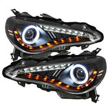 Projector Headlights - CCFL Halo - DRL LED - Black