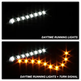 Projector Headlights - DRL LED - Black (5075413)