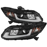 Projector Headlights - Light Bar DRL - Black (5076519)