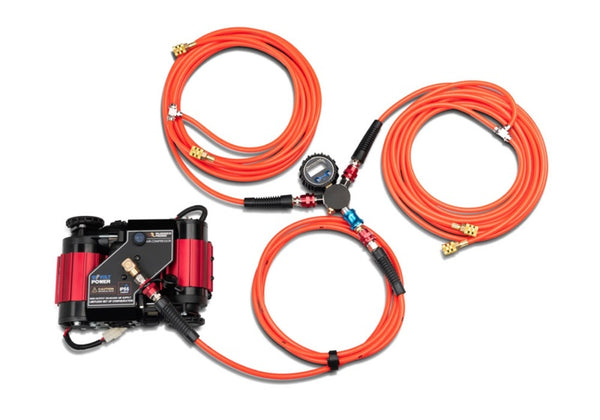 Rugged Ridge Twin Air Compressor Kit, 12V, 150 PSI Maximum Output (15104.61)