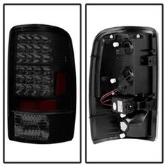 Spyder LED Tail Lights - Black Smoke — for select Chevrolet and GMC vehicles (5078001)