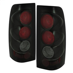 Spyder Euro Style Tail Lights - Black Smoke — for select Chevrolet vehicles (5078018)