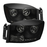 Projector Headlights - LED Halo - Black Smoke (5078391)