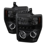 Projector Headlights - LED Halo - Black Smoke (5078490)