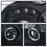 Projector Headlights - LED Halo - Black Smoke (5078551)