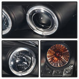 Projector Headlights - LED Halo - Black Smoke (5078612)
