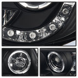 Projector Headlights - LED Halo - Black Smoke (5078650)