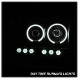 Projector Headlights - CCFL Halo - Black Smoke