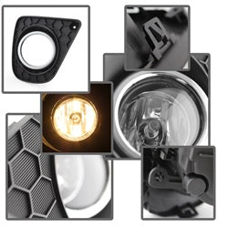 Spyder OEM Fog Lights w/ Switch - Clear — 2013-2015 Honda Accord (5079855)