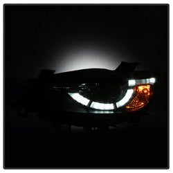 Projector Headlights - DRL LED - Black (5083319)