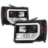 Projector Headlights - Version 2 - Light Bar DRL LED - Black (5083630)