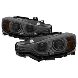 Projector Headlights - LED DRL - Smoke
