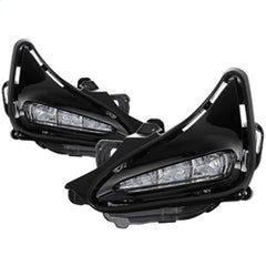 Spyder OEM LED Fog Lights w/ Switch - Clear — 2017-2019 Toyota Corolla (5084866)