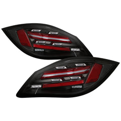 Spyder LED Tail Lights - Black — for select Porsche vehicles (5086839)