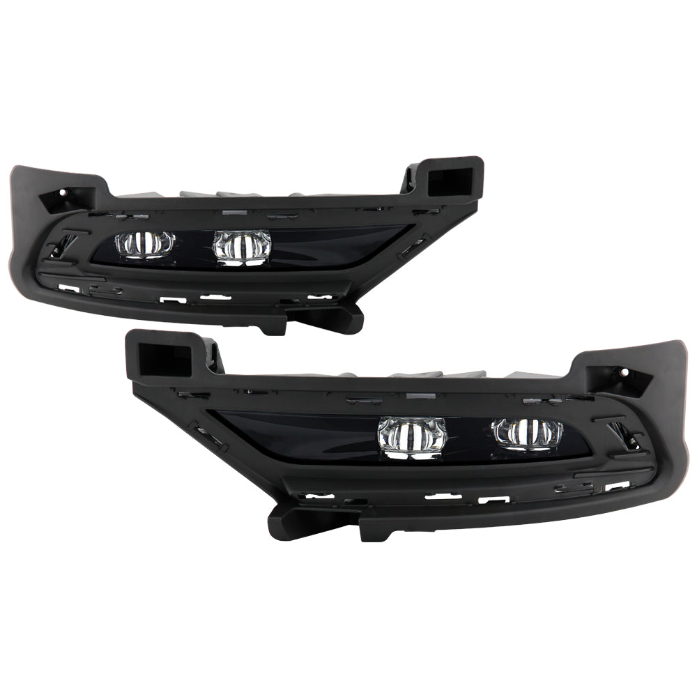 Spyder OEM LED Fog Lights w/ Universal Switch - Clear — 2015-2019 Chrysler 300 (5086952)