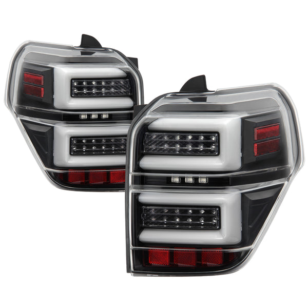 Spyder LED Tail Lights - Black — 2010-2014 Toyota 4Runner (5087812)