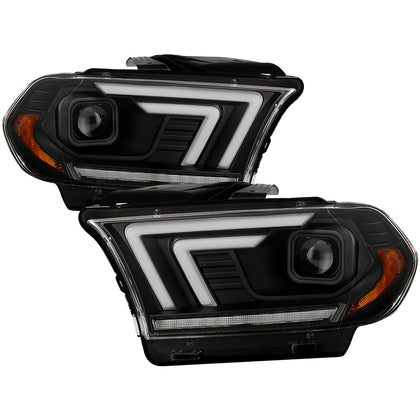 Projector Headlights - Sequential LED Turn Signal - Black (5088284)