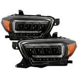 Multi-Beam High-Power LED Module Equipped Headlights - Black (5088376)