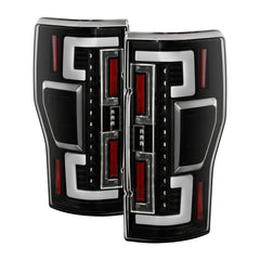 Spyder LED Tail Lights - Black — 2020-2021 Ford F-250 Super Duty (5088642)