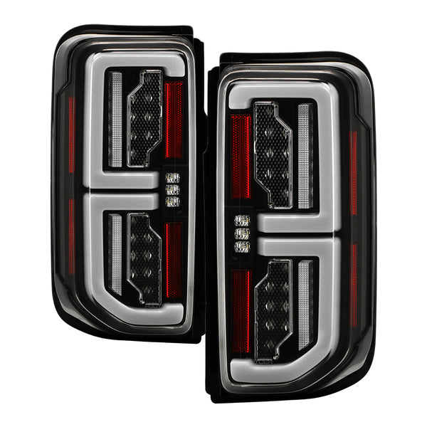 Spyder LED Tail Lights - Smoke — for select Ford vehicles (5088758)