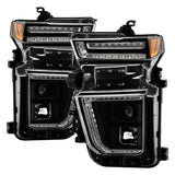 Projector Headlights - Sequential LED Turn Signal Lights - Black (5088796)