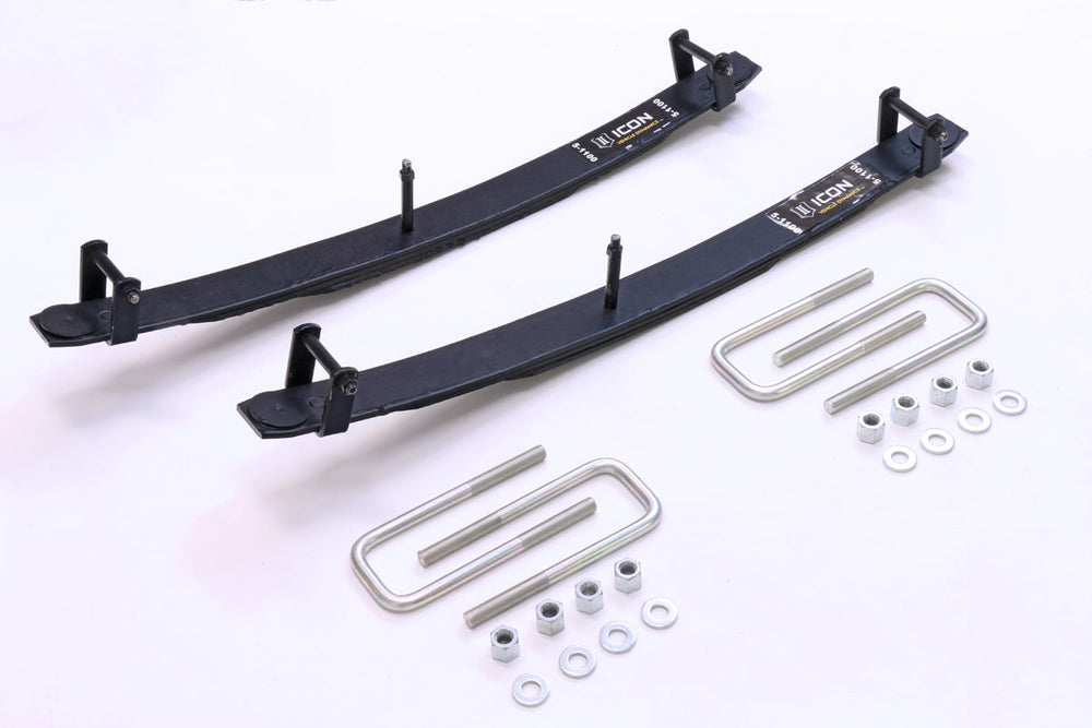 ICON Vehicle Dynamics 1.5" Leaf Springs — 1995-2023 Toyota Tacoma / 2000-2006 Tundra