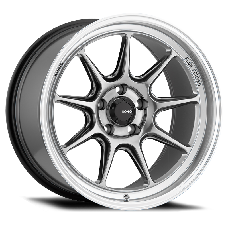 Konig Roue Countergram 17x8 5x100 ET40 - chrome Hyper / lèvre usinée