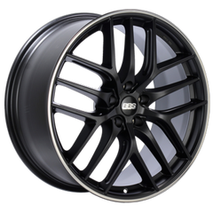 BBS CC-R 19x10 5x120 ET38 Satin Black Polished Rim Protector Wheel -82mm PFS/Clip Required