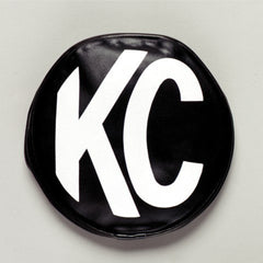 KC Hilites 6 Inch Round Vinyl Cover Pair Black