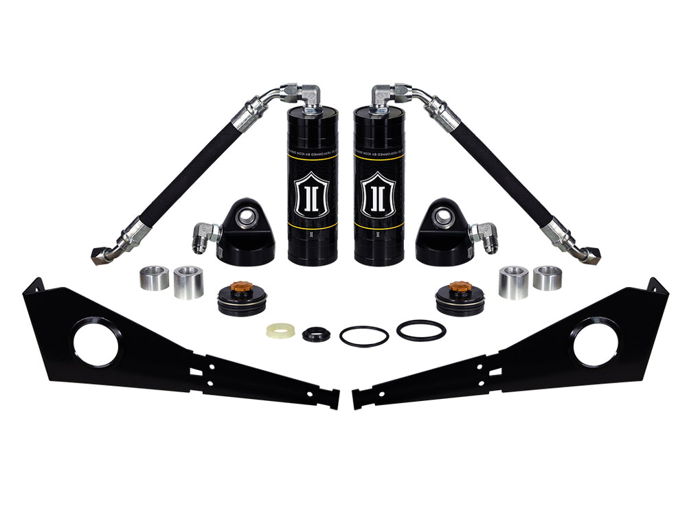 ICON 2005-2023 Toyota Tacoma/2003-2024 4Runner/2007-2014 FJ Cruiser, Front, Coilover Reservoir Upgrade Kit w/ Seals, Pair (51035)