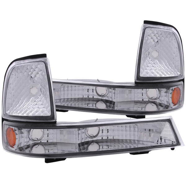 ANZO USA - Euro Parking Lights - 511003 — 1998-2000 Ford Ranger