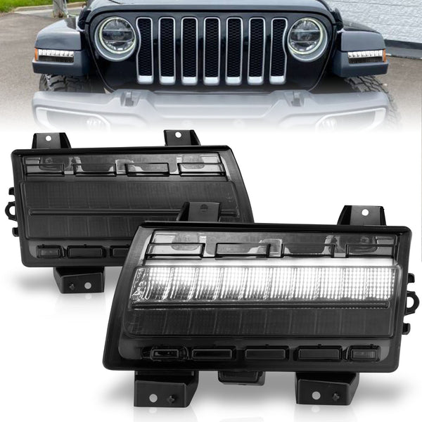 ANZO USA - Turn Signal Light Assembly — 2018-2025 Jeep Wrangler / 2020-2025 Gladiator - 511088