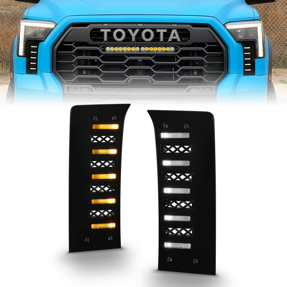 Anzo USA - Full LED DRL Vent Lights - 511089X
