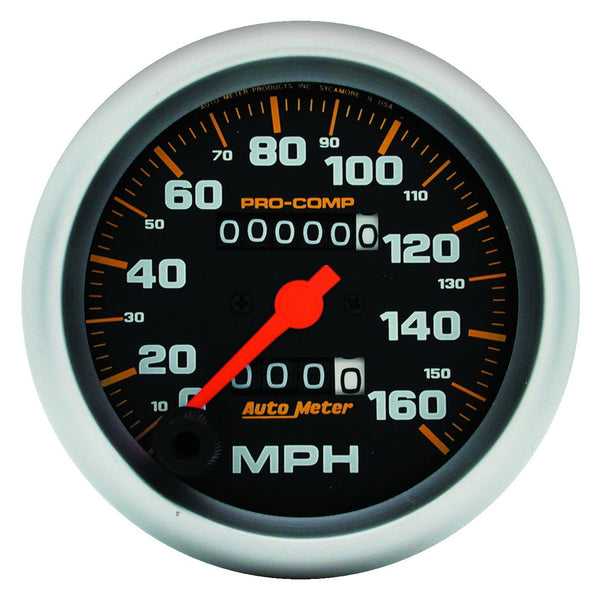 AutoMeter 3-3/8" Speedometer, 0-160 MPH, Pro-Comp