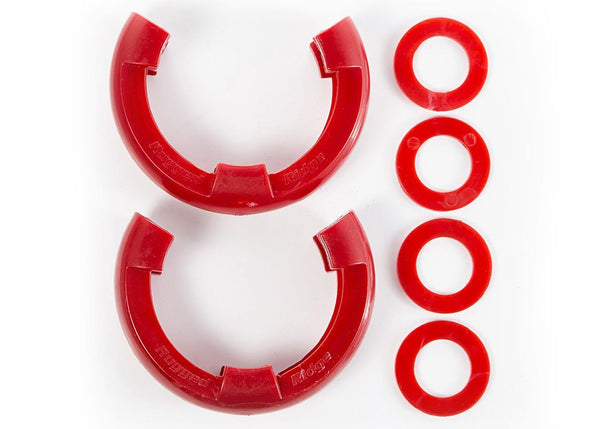 Rugged Ridge Dring Isolator Kit Red Pair 3/4Inch