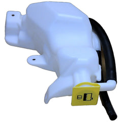 Crown Automotive Coolant Bottle — Black, White, Yellow
