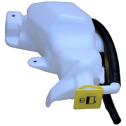 Crown Automotive Coolant Bottle — Black, White, Yellow
