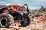 Road Armor 2018+ Wrangler/2020+ Gladiator Stealth Front Bumper Bolt On Accessory Skid Plate Texture Black