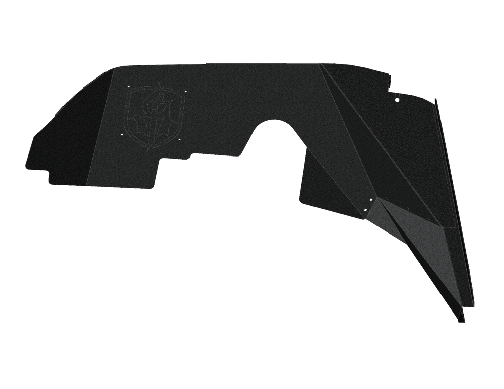 Road Armor 2018-2024 Wrangler/2020+ Gladiator Stealth Front Fender Liners Texture Black