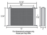 19 Row Series 10000 Stack Plate Fluid Cooler, -8AN