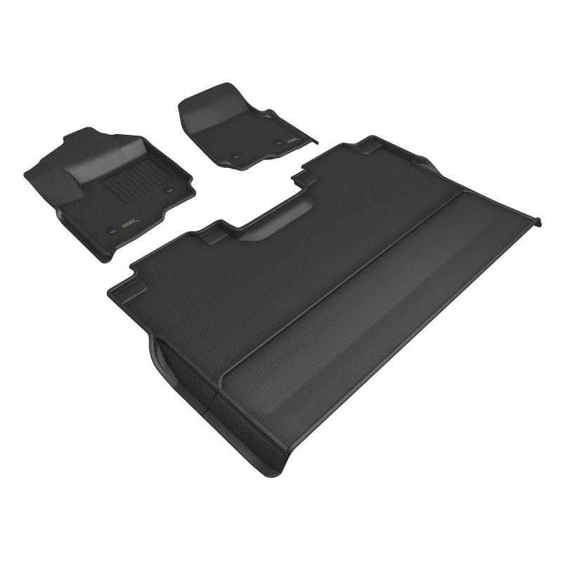 3D MAXpider 17-26 Ford F-250 Super Duty / F-350 Super Duty / F-450 Supercab Crewcab Kagu Black Full Set