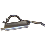 Crown Automotive Muffler & Tailpipe — Unpainted (52019138)