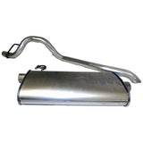 Crown Automotive Muffler & Tailpipe — Unpainted (52022039)