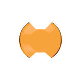 KC Hilites Slimlite 8In Led Light Shield Driving Amber