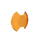 KC Hilites Slimlite 8In Led Light Shield Driving Amber