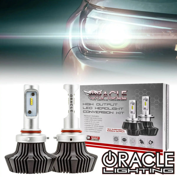 Oracle 9005 4000 Lumen LED Headlight Bulbs (Pair) - 6000K