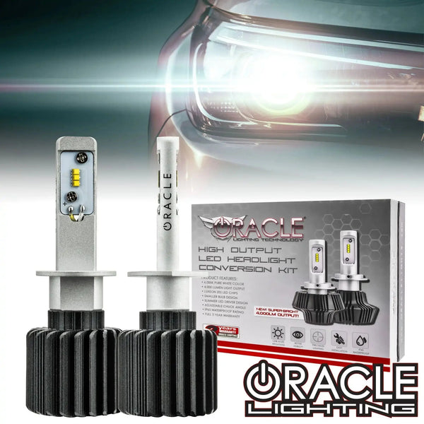 Oracle Ampoules de phare à DEL H1 4000 lumens (paire) - 6000K