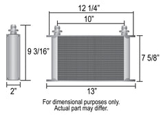 Derale 25 Row Series 10000 Stack Plate Fluid Cooler, -6AN